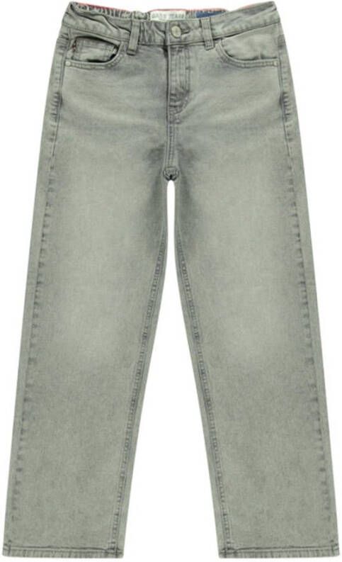 Cars high waist loose fit jeans BRY grey used Grijs Meisjes Denim Effen 140