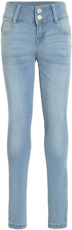 Cars high waist skinny jeans Amazing bleached used Blauw Meisjes Stretchdenim 134 - Foto 5