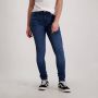 Cars high waist skinny jeans Ophelia dark used Blauw Meisjes Stretchdenim 104 - Thumbnail 1