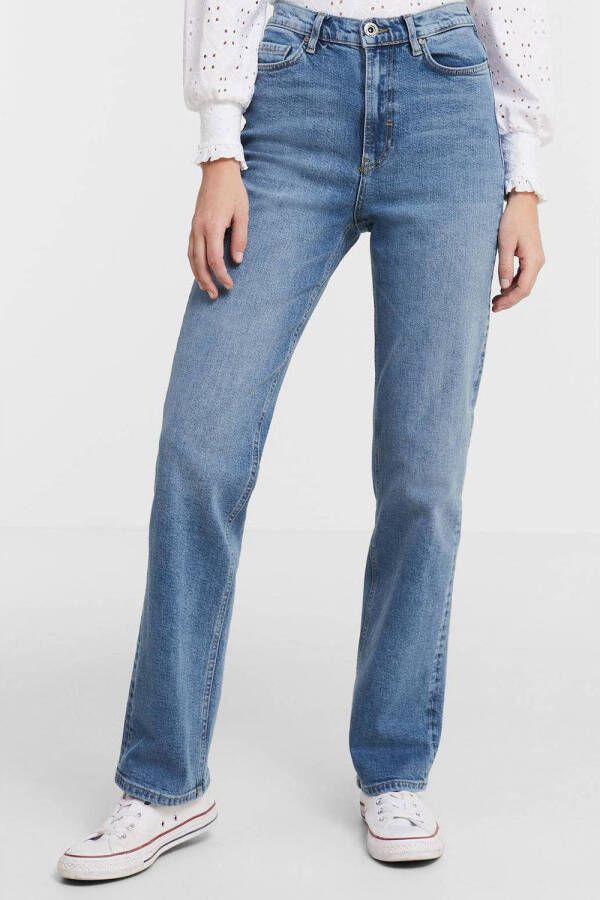 Cars high waist straight fit jeans CARICE stone used