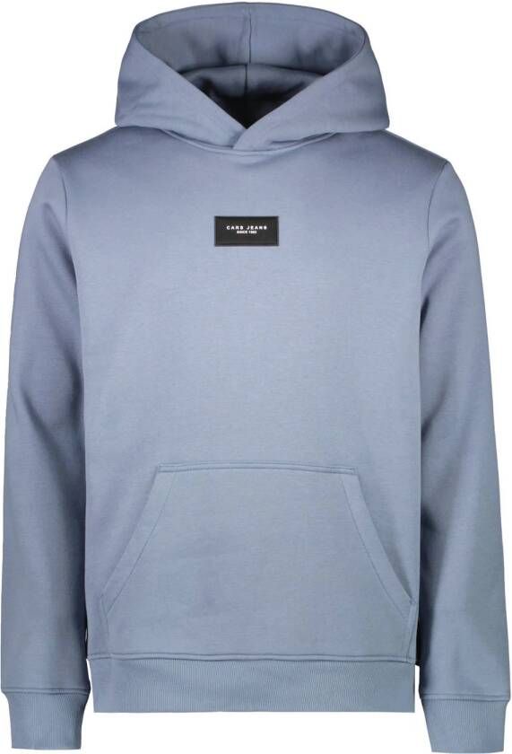Cars hoodie BOCAS met logo grey blue