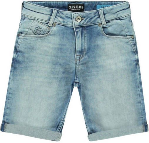 Cars jeans bermuda FLORIDA stone used Denim short Blauw Jongens Stretchdenim 116