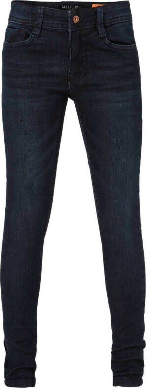 Cars skinny jeans Davis blue black Blauw Jongens Stretchdenim 176