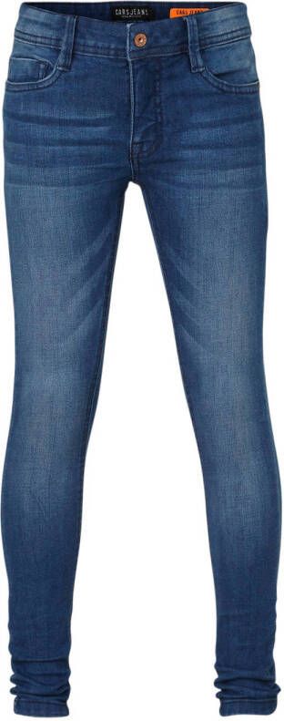 Cars skinny jeans Davis Stone used Blauw Jongens Stretchdenim 104