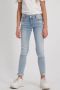 Cars skinny jeans Eliza bleached used Blauw Meisjes Stretchdenim Effen 158 - Thumbnail 1