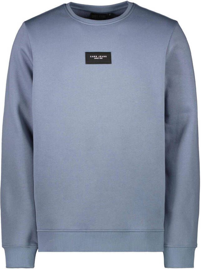 Cars sweater RIVERO met logo grey blue