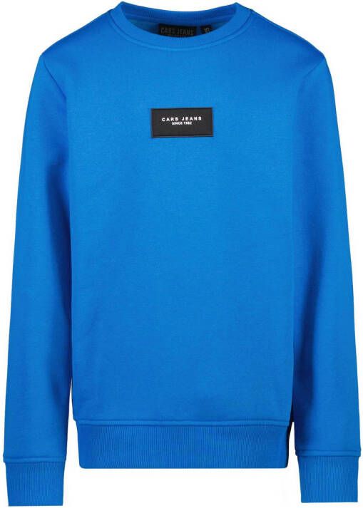 Cars sweater RIVERO met logo kobaltblauw Logo 116