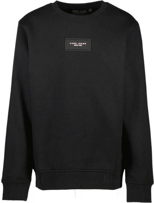 Cars sweater RIVERO met logo zwart Logo 128 | Sweater van