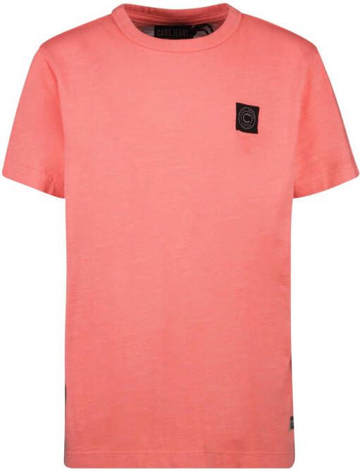 Cars T-shirt DALAN met printopdruk koraal Roze Jongens Katoen Ronde hals 116