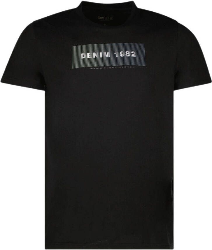 Cars T-shirt FUTURE met tekst zwart Jongens Katoen Ronde hals Tekst 128