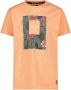 Cars T-shirt met printopdruk oranje Jongens Katoen Ronde hals Printopdruk 116 - Thumbnail 1