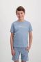 Cars T-shirt SEPPE met tekst lichtblauw Jongens Katoen Ronde hals Tekst 140 - Thumbnail 1