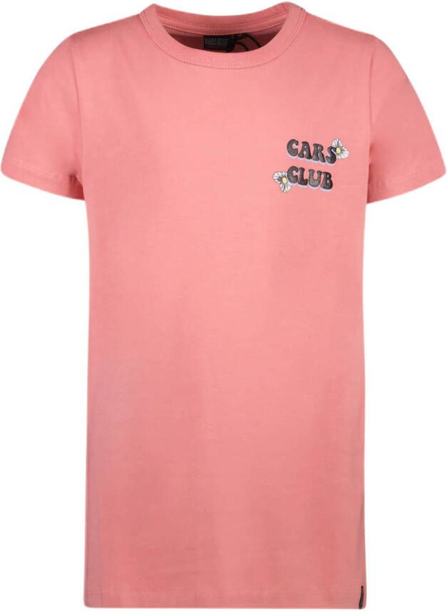 Cars T-shirt SINI met backprint roze