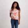 CARS JEANS Cars Meisjes Tops & T-shirts Pranou Ts Peach Roze - Thumbnail 2