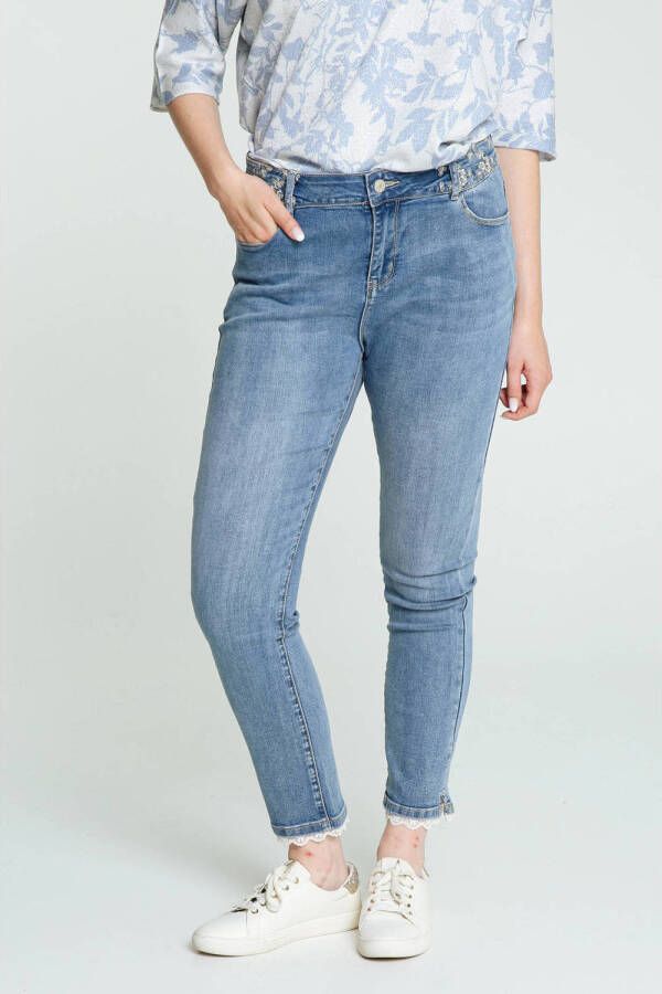 Cassis slim fit jeans medium blue denim