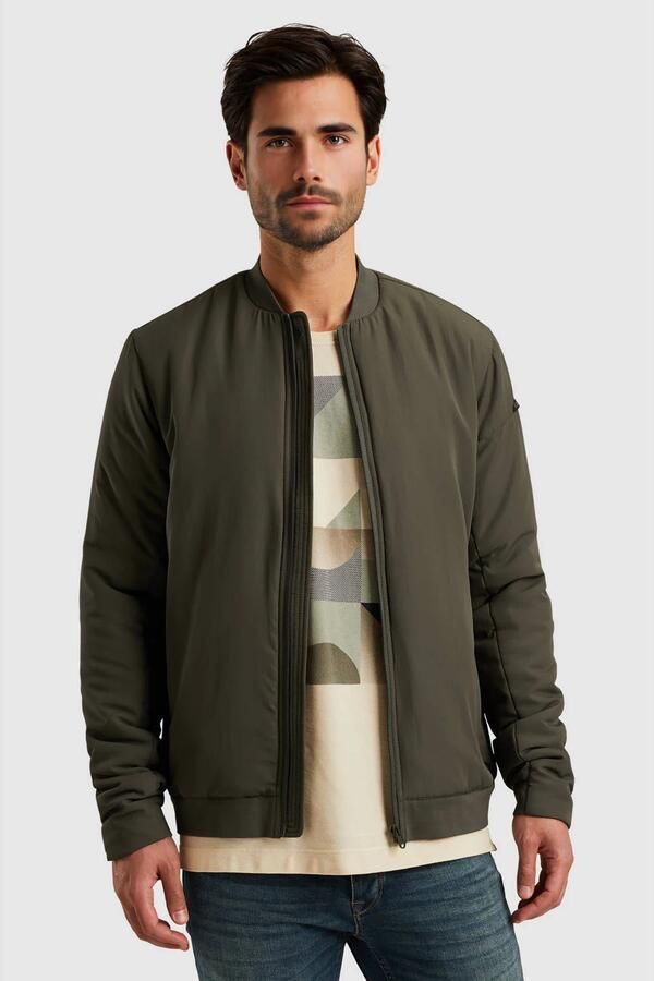 CAST IRON Heren Jassen Bomber Jacket Throttle Barker Groen - Foto 6