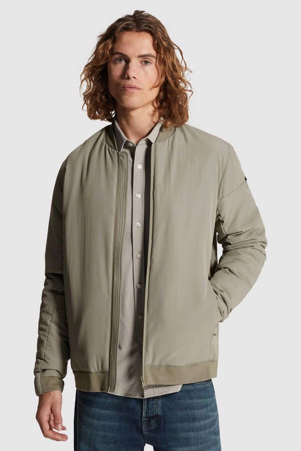 CAST IRON Heren Jassen Light Weight Bomberjacket Groen - Foto 5