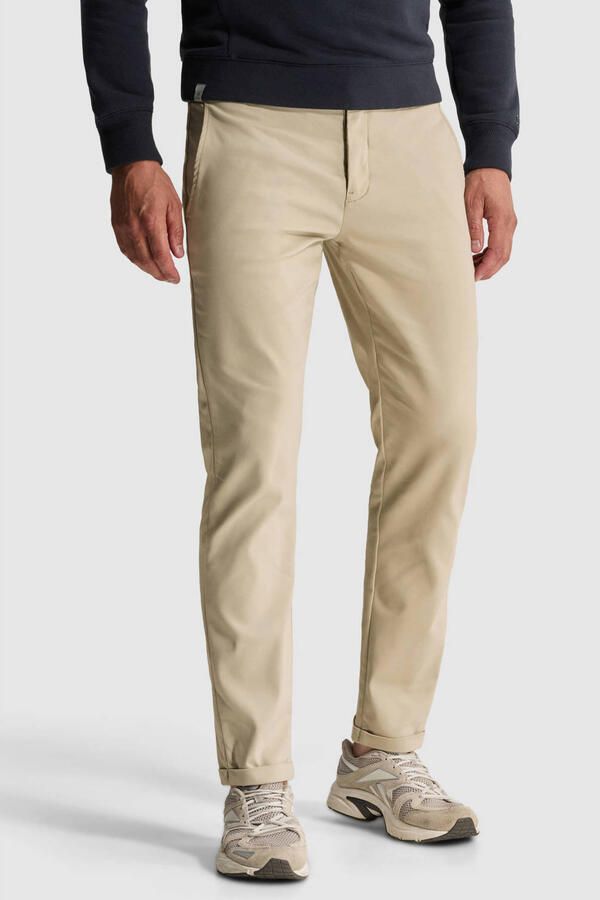 CAST IRON Heren Broeken Cylas Tapered Chino Megda Power Zand - Foto 3