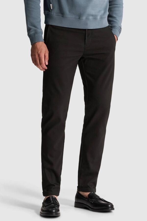 Cast Iron CYLAS tapered chino zwart