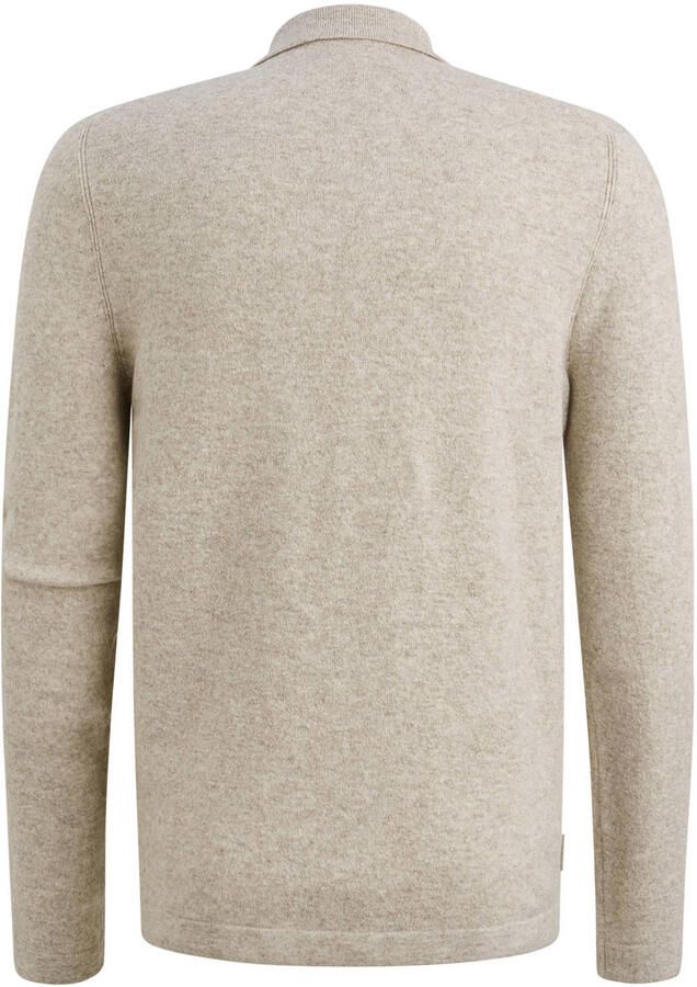 Cast Iron gebreid vest met wol beige - Foto 2