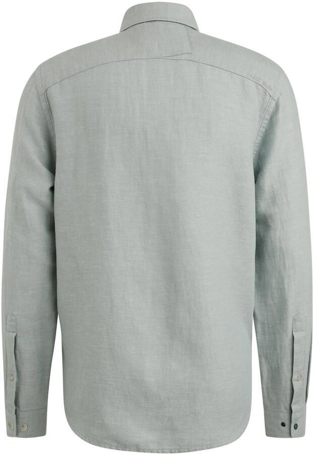 Cast Iron linnen casual overhemd blauw - Foto 3