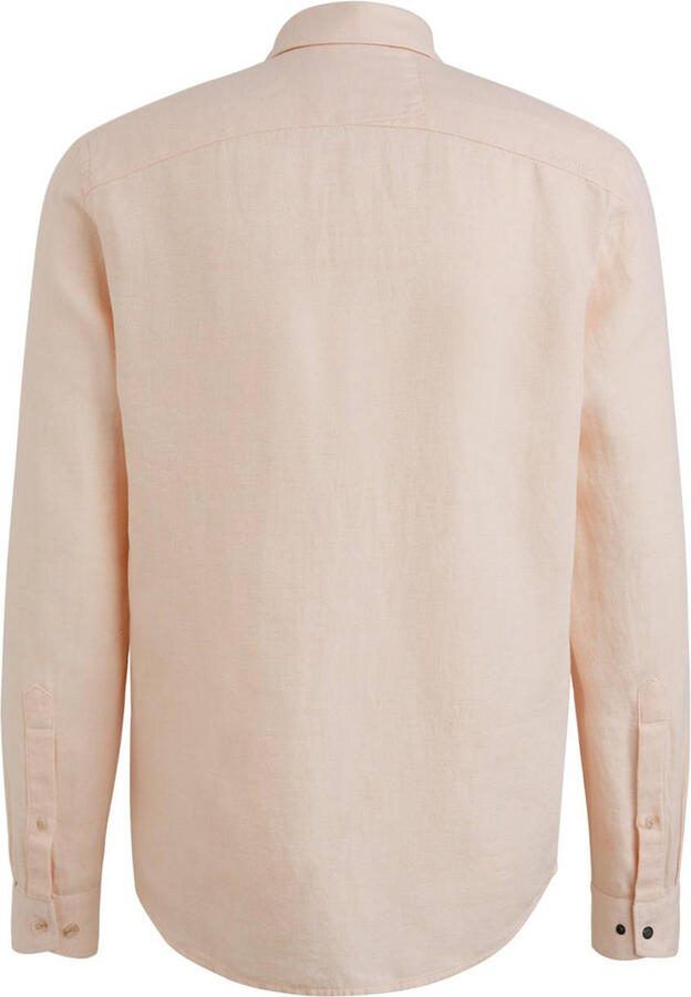 Cast Iron linnen casual overhemd roze - Foto 2