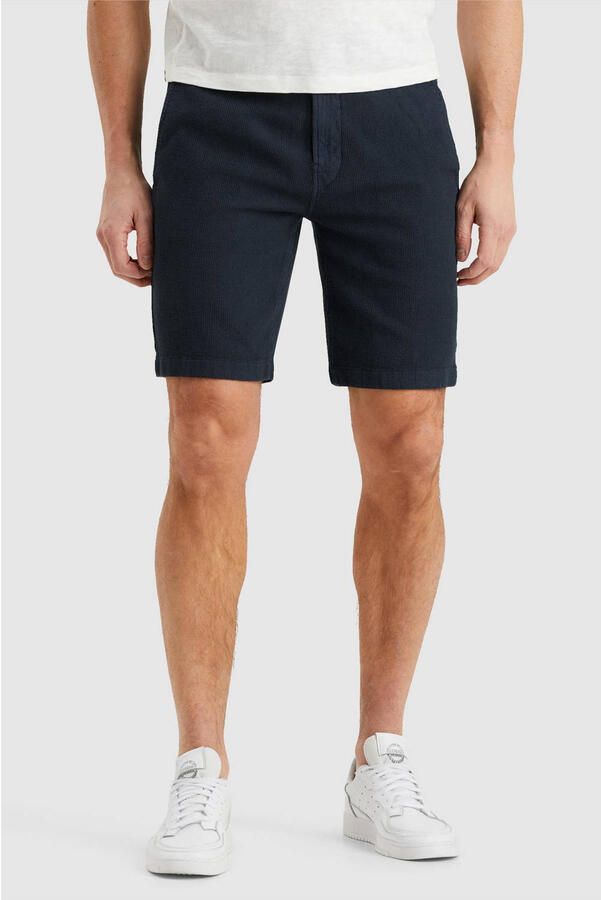 CAST IRON Heren Broeken Chino Shorts Structure Zwart - Foto 2