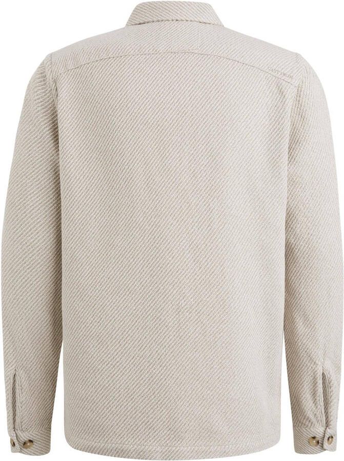 Cast Iron Gestructureerd Overshirt Lange Mouw Regular Fit Gray Heren - Foto 1