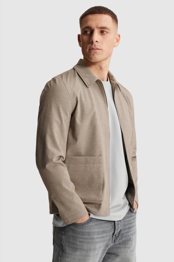 Cast Iron overshirt beige