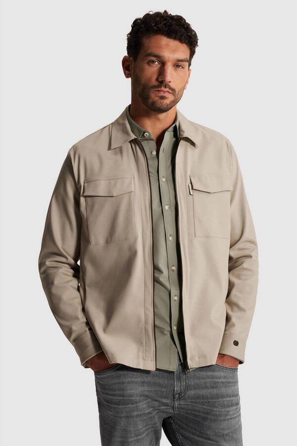 CAST IRON Heren Overshirts Cf Smart Shirtjacket Beige - Foto 5