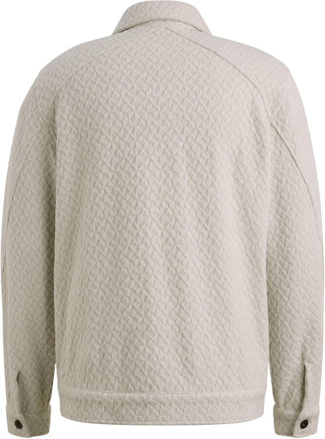 Cast Iron Overshirt Jacquard Ecru - Foto 3