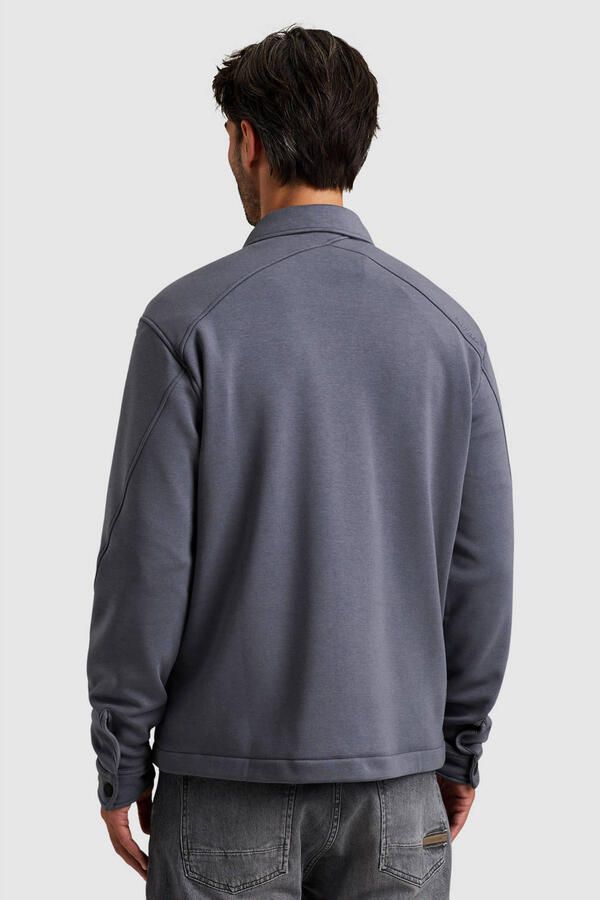 Cast Iron overshirt grijsblauw - Foto 3