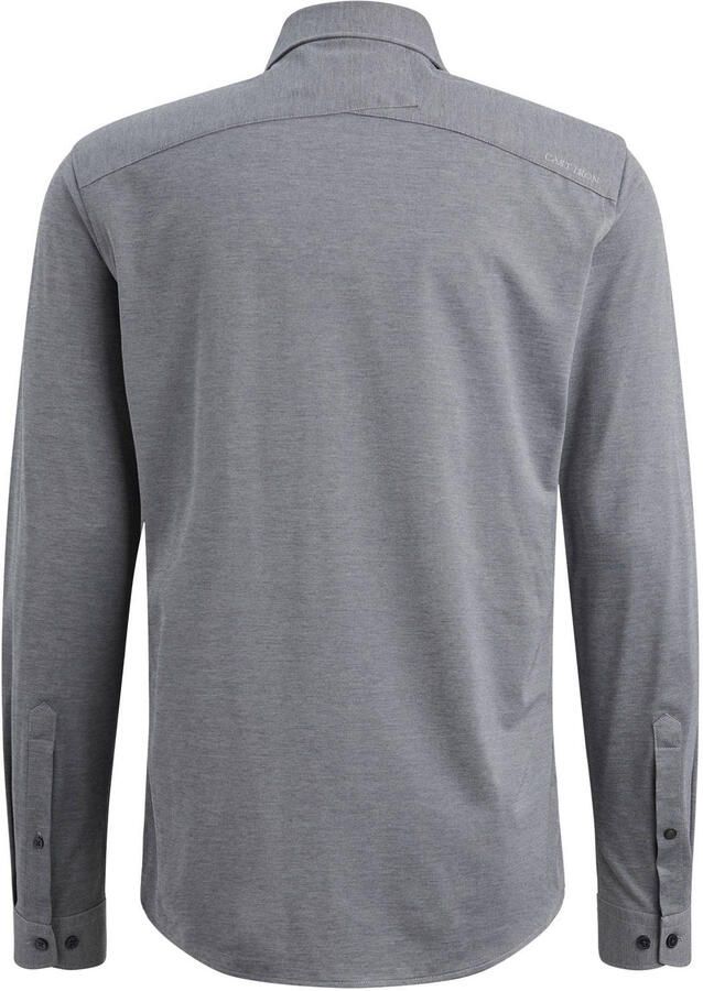 Cast Iron regular casual overhemd grijsblauw - Foto 2