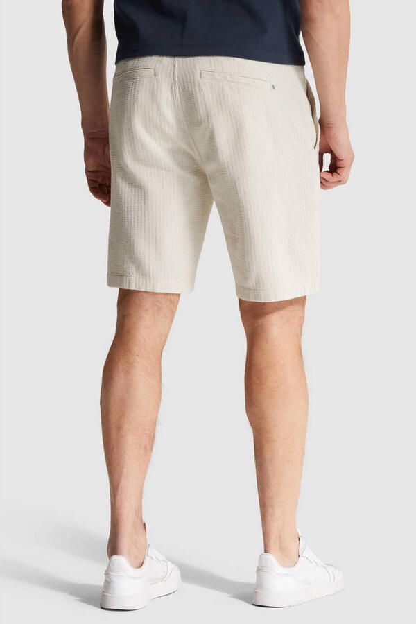 CAST IRON Heren Broeken Chino Shorts Structure Beige - Foto 7