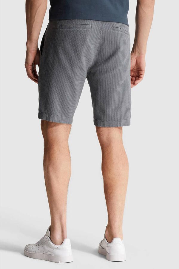 CAST IRON Heren Broeken Chino Shorts Structure Donkergrijs - Foto 7