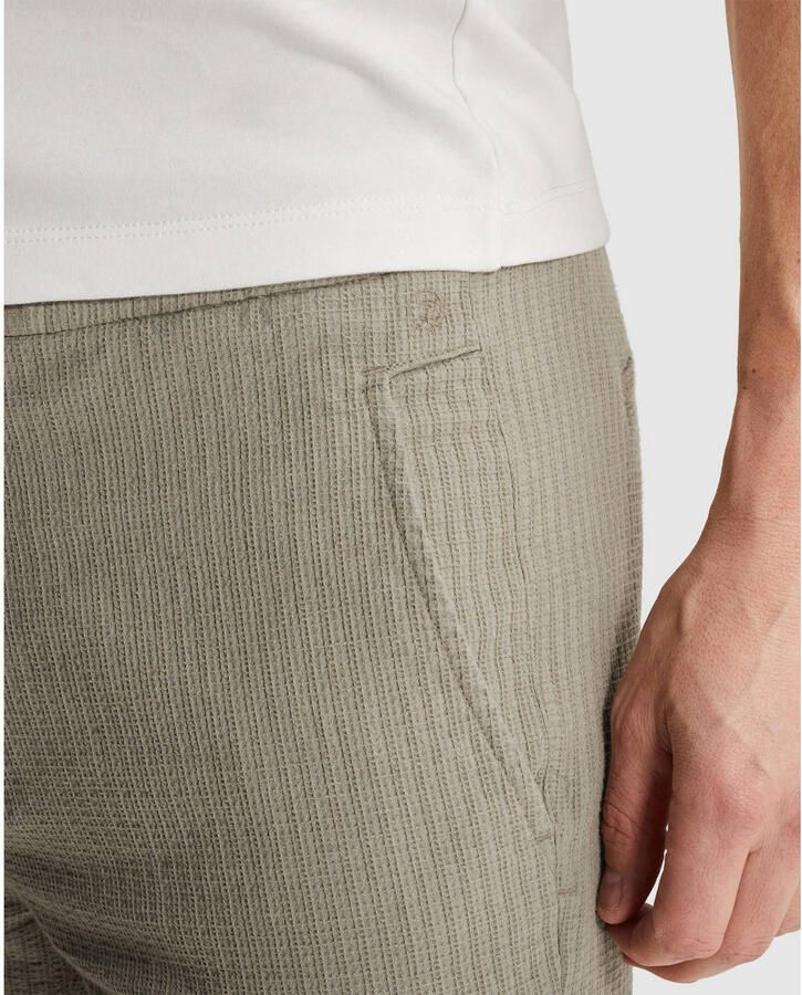 CAST IRON Heren Broeken Chino Shorts Structure Khaki - Foto 6