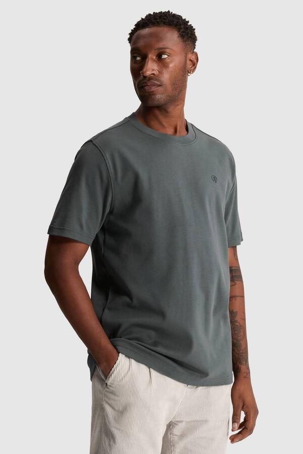 Cast Iron regular fit T-shirt dark slate