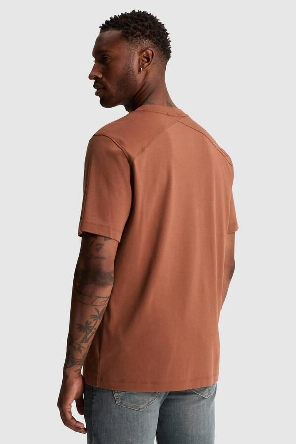 Cast Iron regular fit T-shirt roodbruin - Foto 3