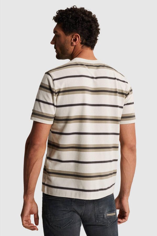 CAST IRON Heren Polo's & T-shirts Regular Fit Stripe Waffle Multi - Foto 7
