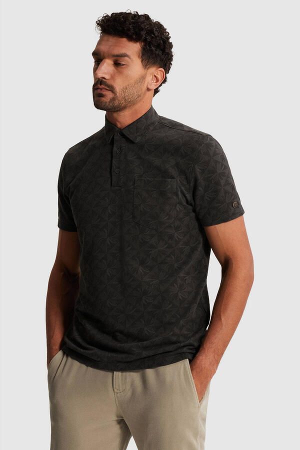 Cast Iron regular polo antraciet