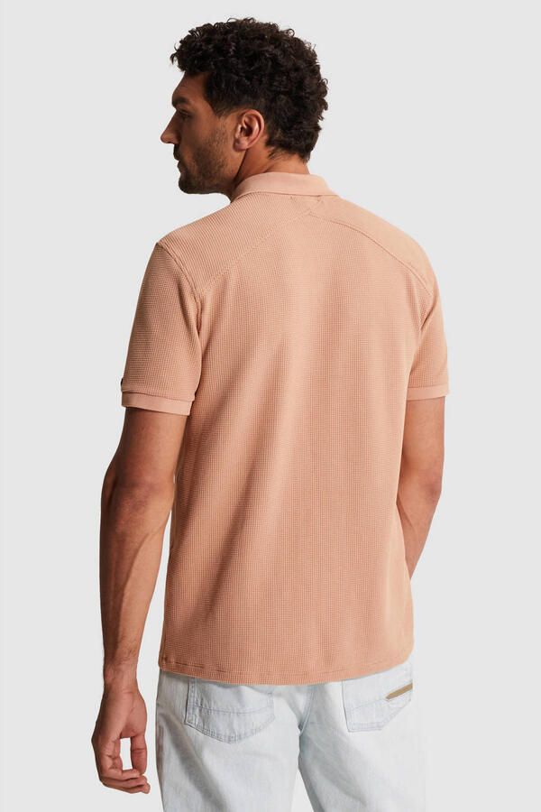 Cast Iron regular polo gebreid zalm - Foto 3