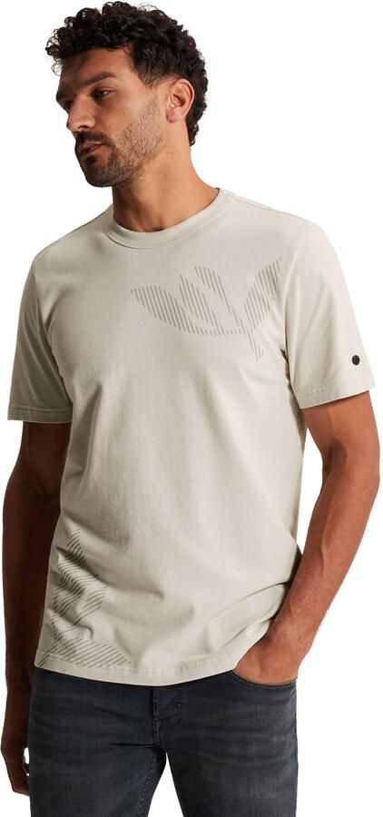 Cast Iron regular T-shirt beige