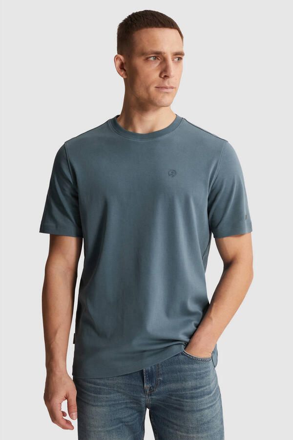 Cast Iron regular T-shirt blauw