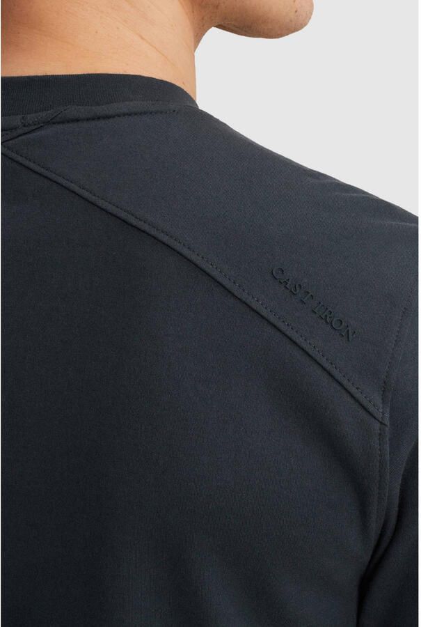 CAST IRON Heren Polo's & T-shirts Regular Fit Interlock Donkerblauw - Foto 6