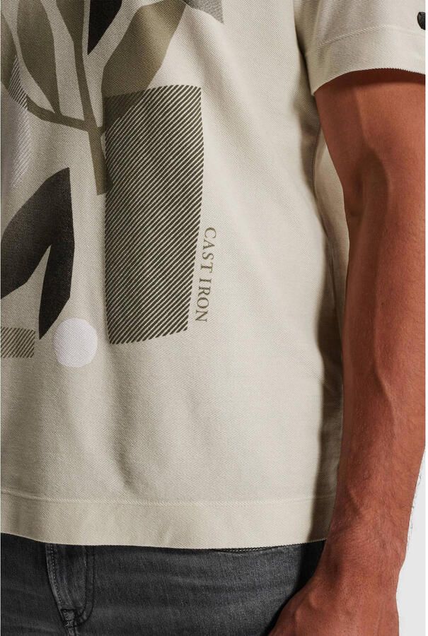 Cast Iron T-shirt Korte Mouw T-shirt Print Ecru - Foto 2