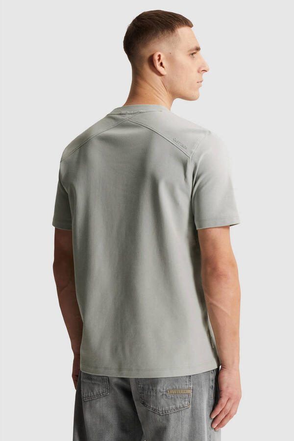 CAST IRON Heren Polo's & T-shirts Regular Fit Interlock Lichtgrijs - Foto 7