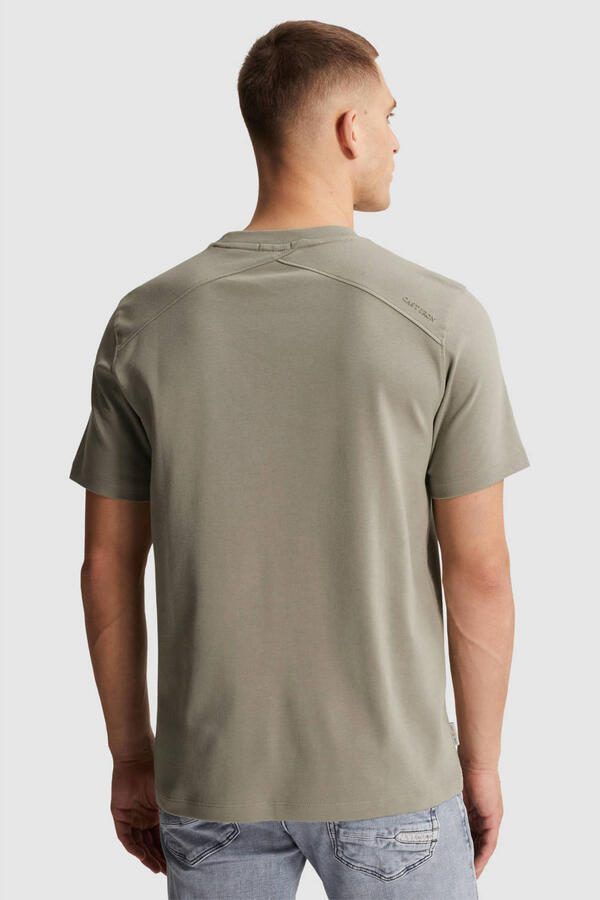 CAST IRON Heren Polo's & T-shirts Regular Fit Interlock Khaki - Foto 7