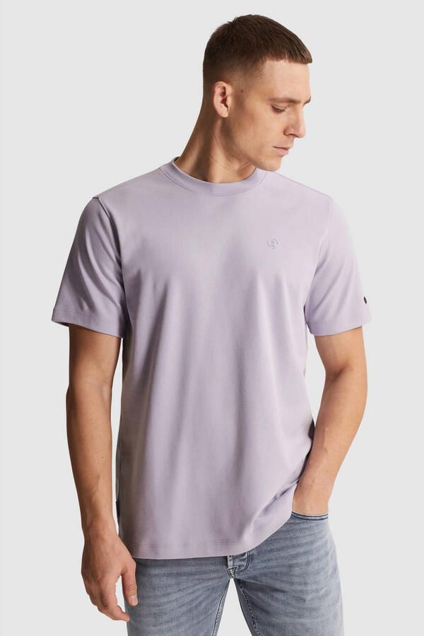 CAST IRON Heren Polo's & T-shirts Regular Fit Interlock Lila - Foto 5
