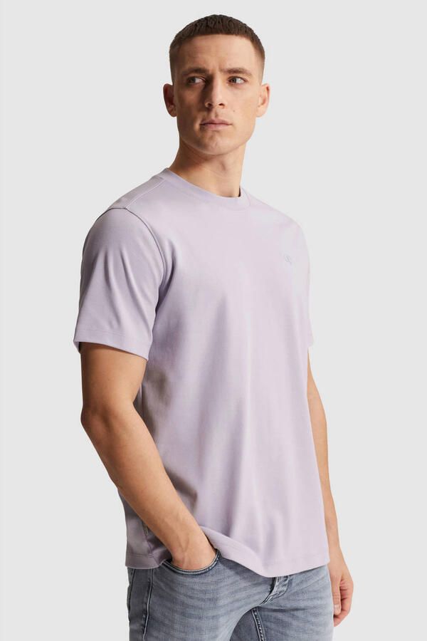 CAST IRON Heren Polo's & T-shirts Regular Fit Interlock Lila - Foto 6