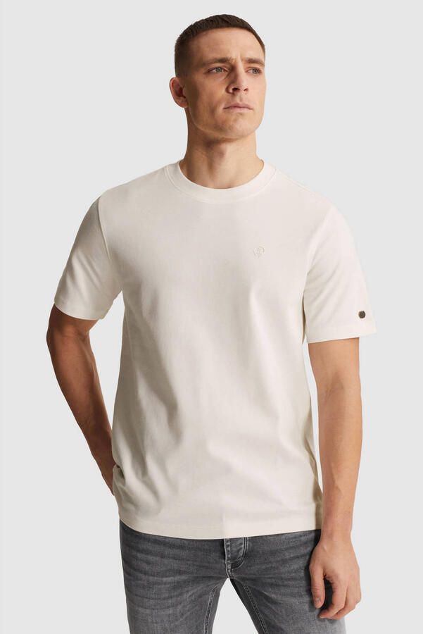 CAST IRON Heren Polo's & T-shirts Regular Fit Interlock Gebroken Wit - Foto 5